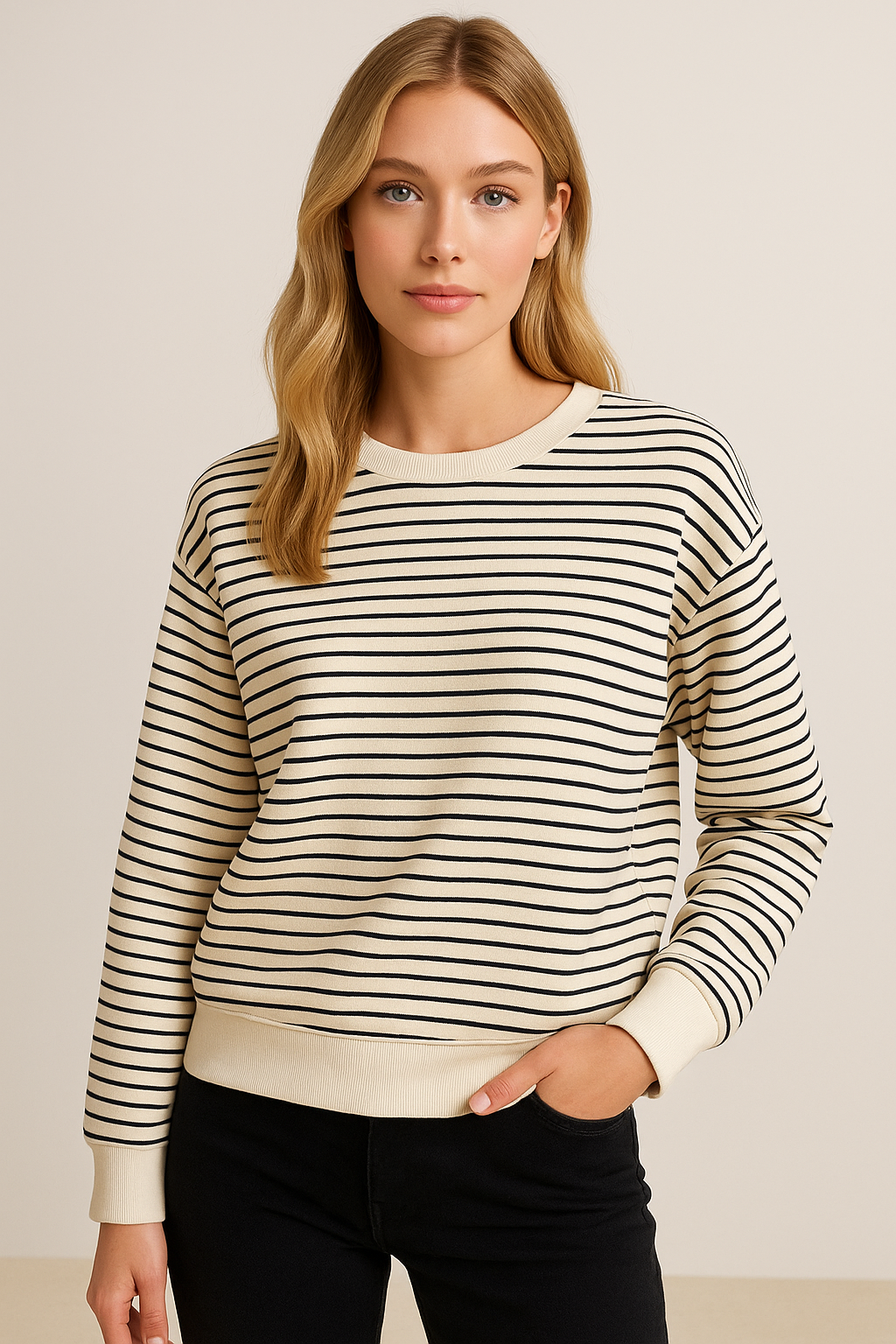 MSCH Copenhagen Sweatshirt gestreift
