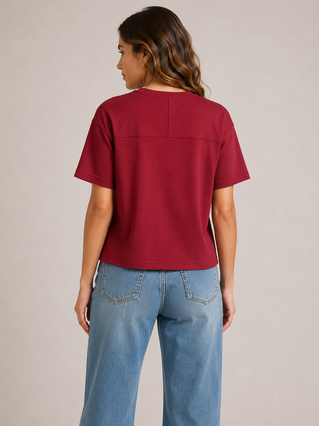 MSCH Copenhagen Maelee Ima Sweatshirt Bordeaux