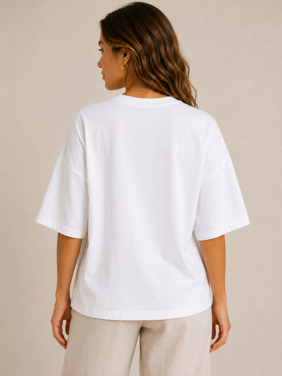 YAYA Cherry Lane Oversize-Shirt Weiß