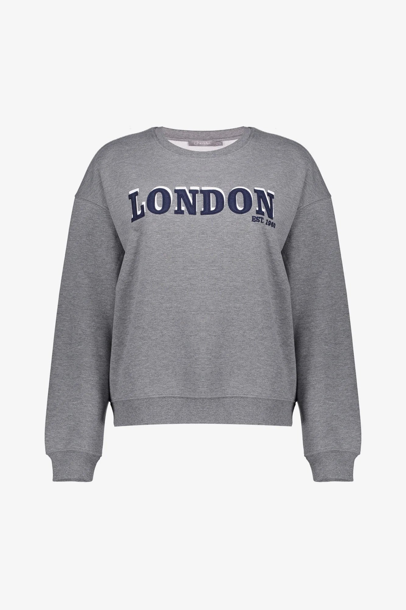 Geisha Damen-Pullover mit Textmotiv