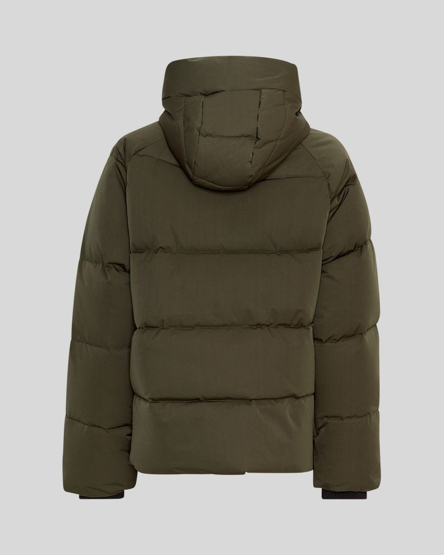 MSCH Copenhagen Puffer Jacke Forest Grün