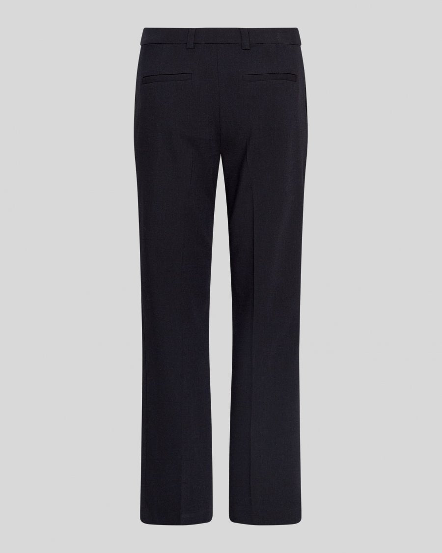 MSCH Copenhagen Hose Freylia – Weite Anzughose mit Bügelfalte in Marineblau