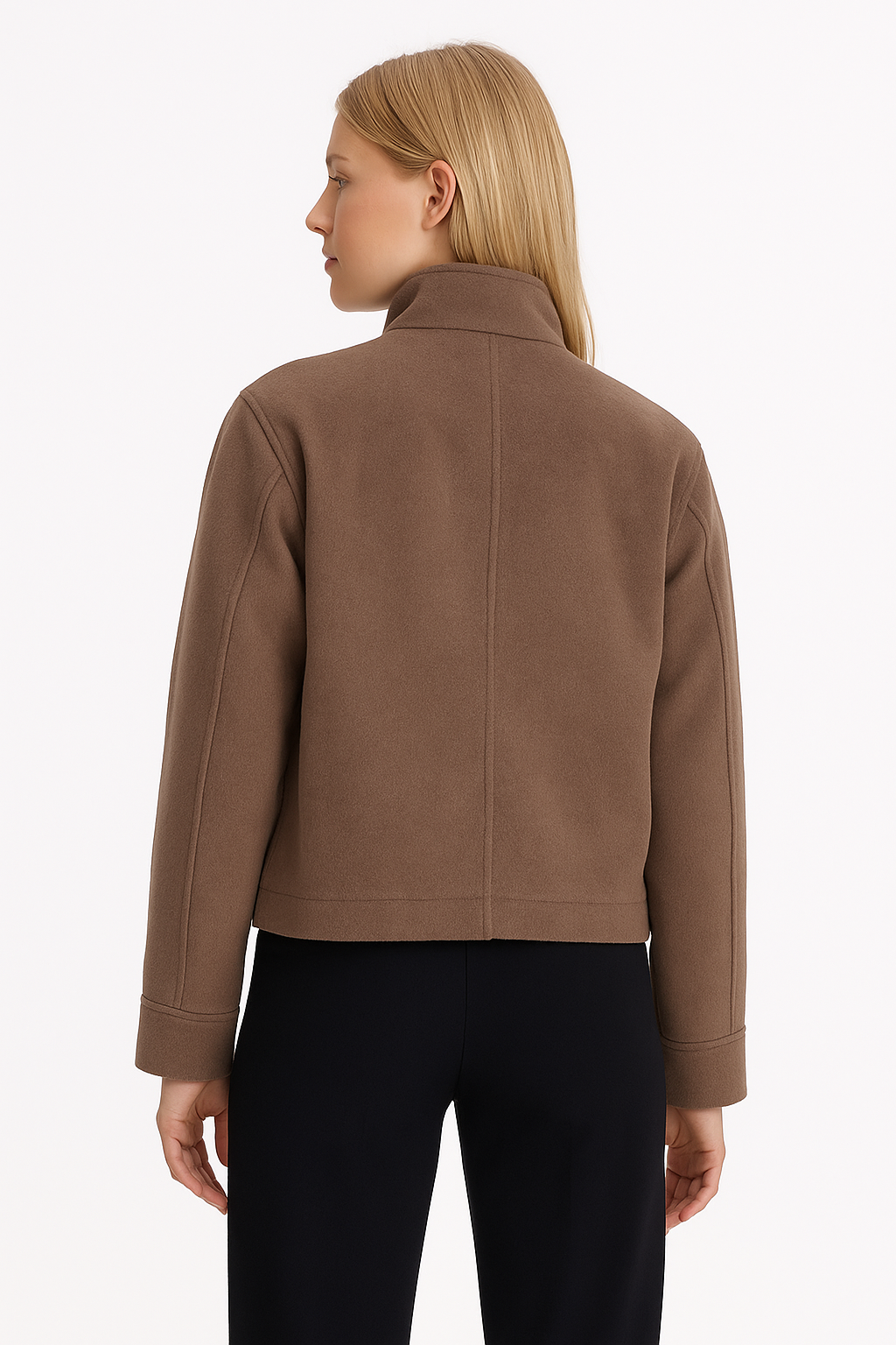 MSCH Copenhagen Lilianna –  Boxy Fit Jacke – Braun