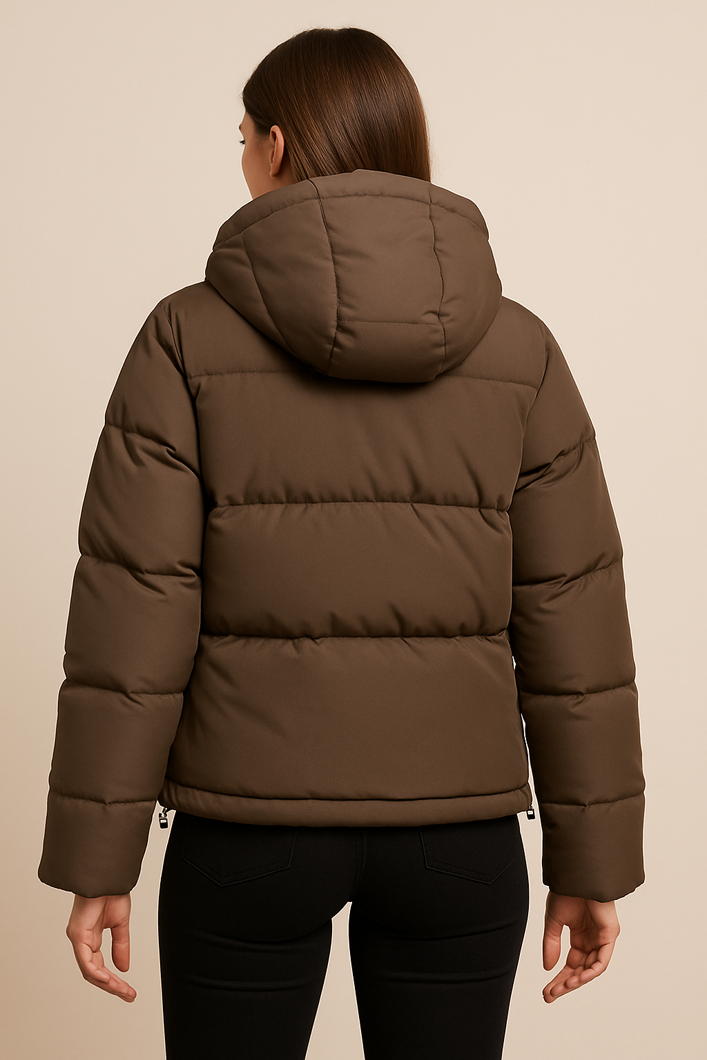 MSCH Copenhagen Puffer Jacke Braun