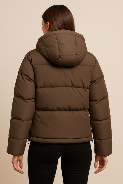 MSCH Copenhagen Puffer Jacke Braun
