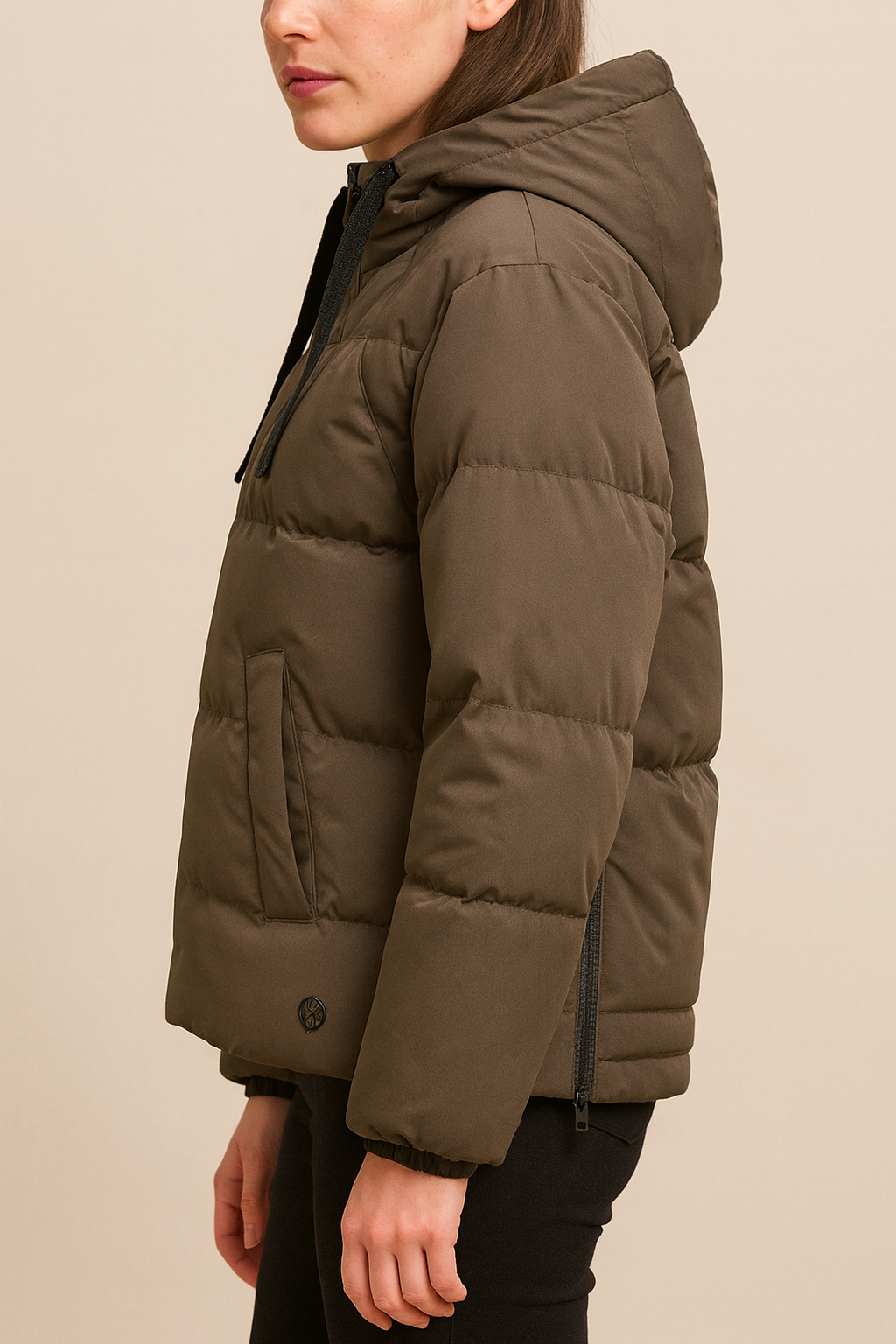MSCH Copenhagen Puffer Jacke Braun