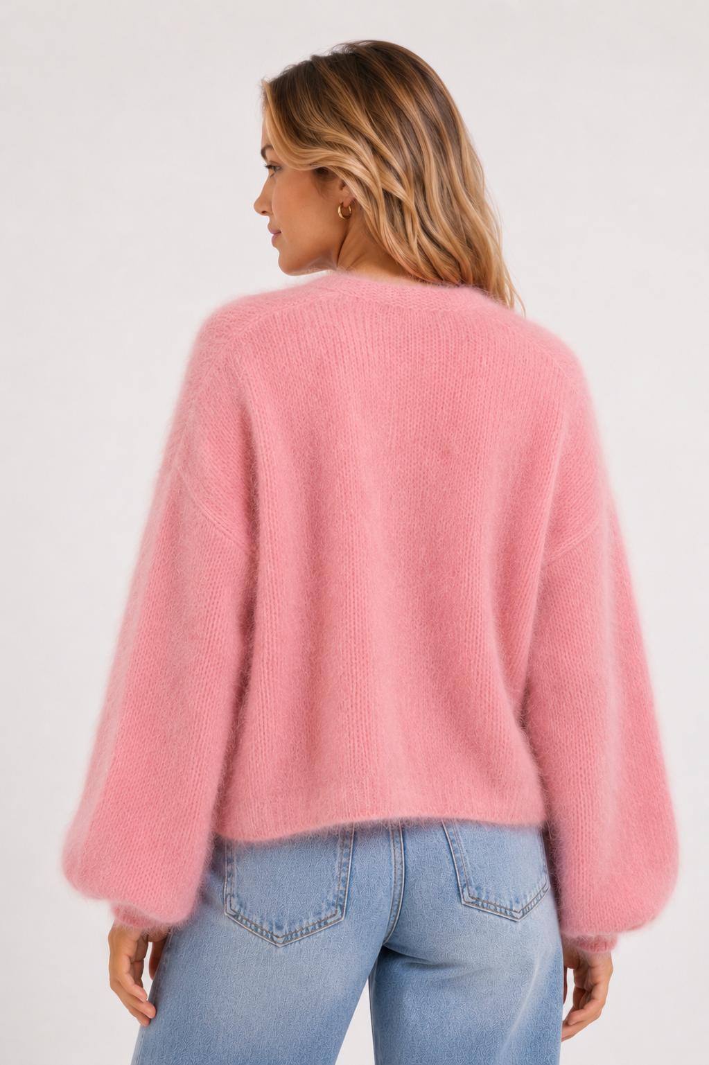 Mohair Strickjacke