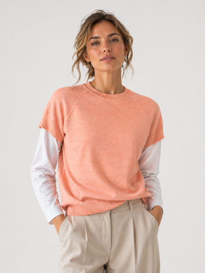 YAYA Amsterdam kurzarm Sweat
