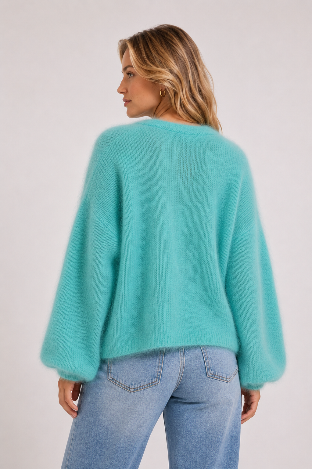 Mohair Strickjacke