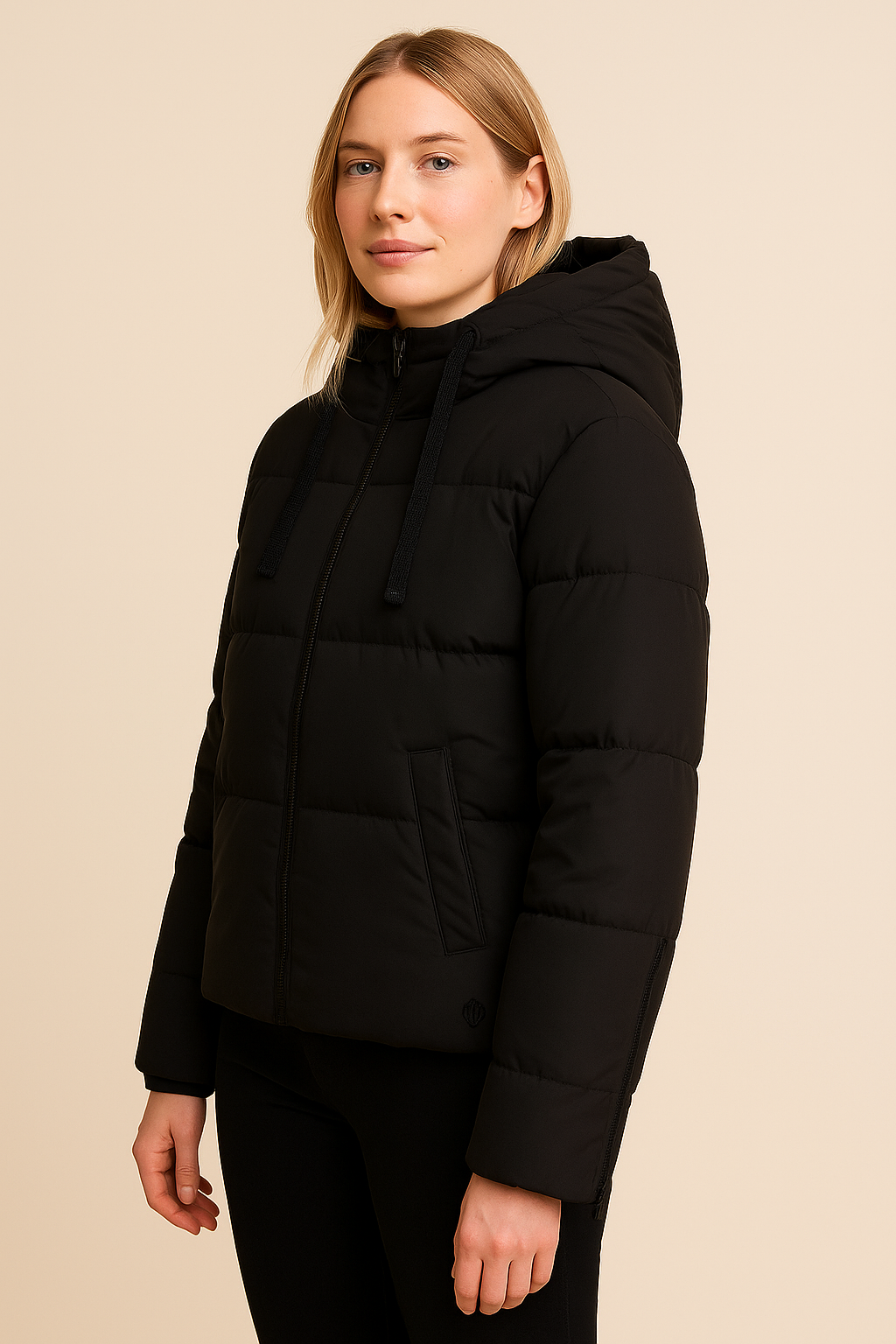MSCH Copenhagen Puffer Jacke Schwarz