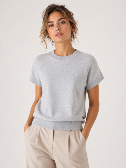 YAYA Amsterdam kurzarm Sweat
