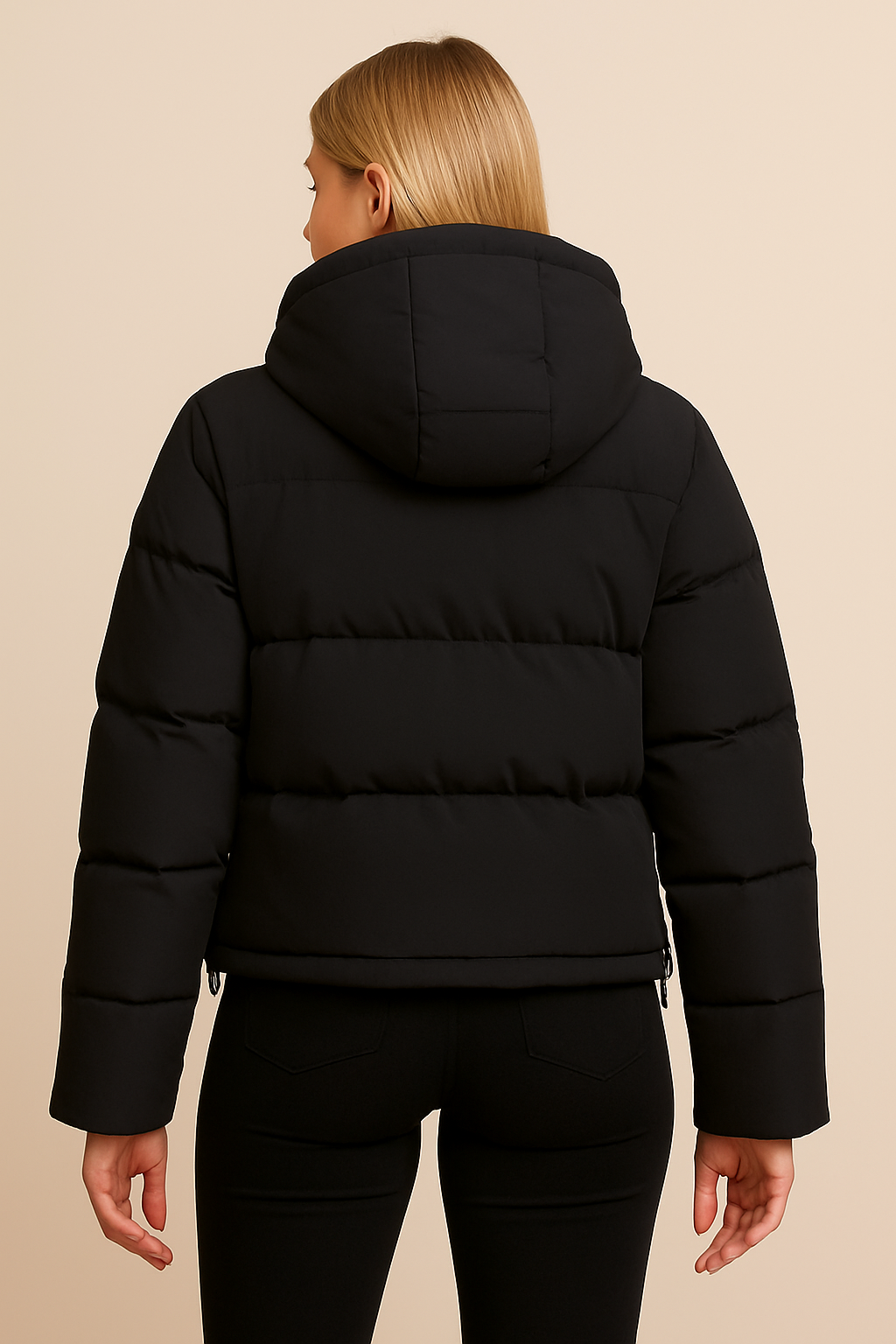 MSCH Copenhagen Puffer Jacke Schwarz