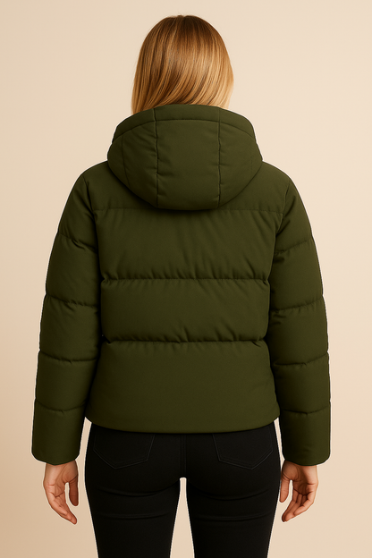 MSCH Copenhagen Puffer Jacke Forest Grün