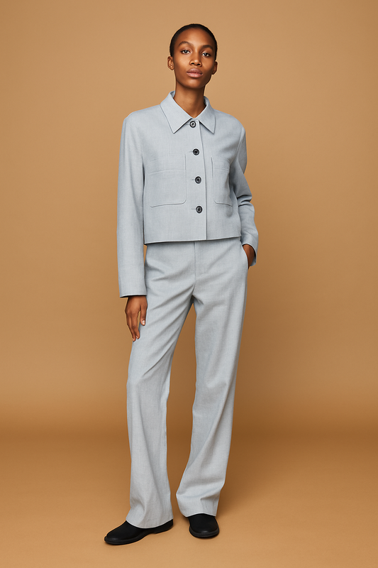 MSCH Copenhagen  Chane Straight Pants – Grau