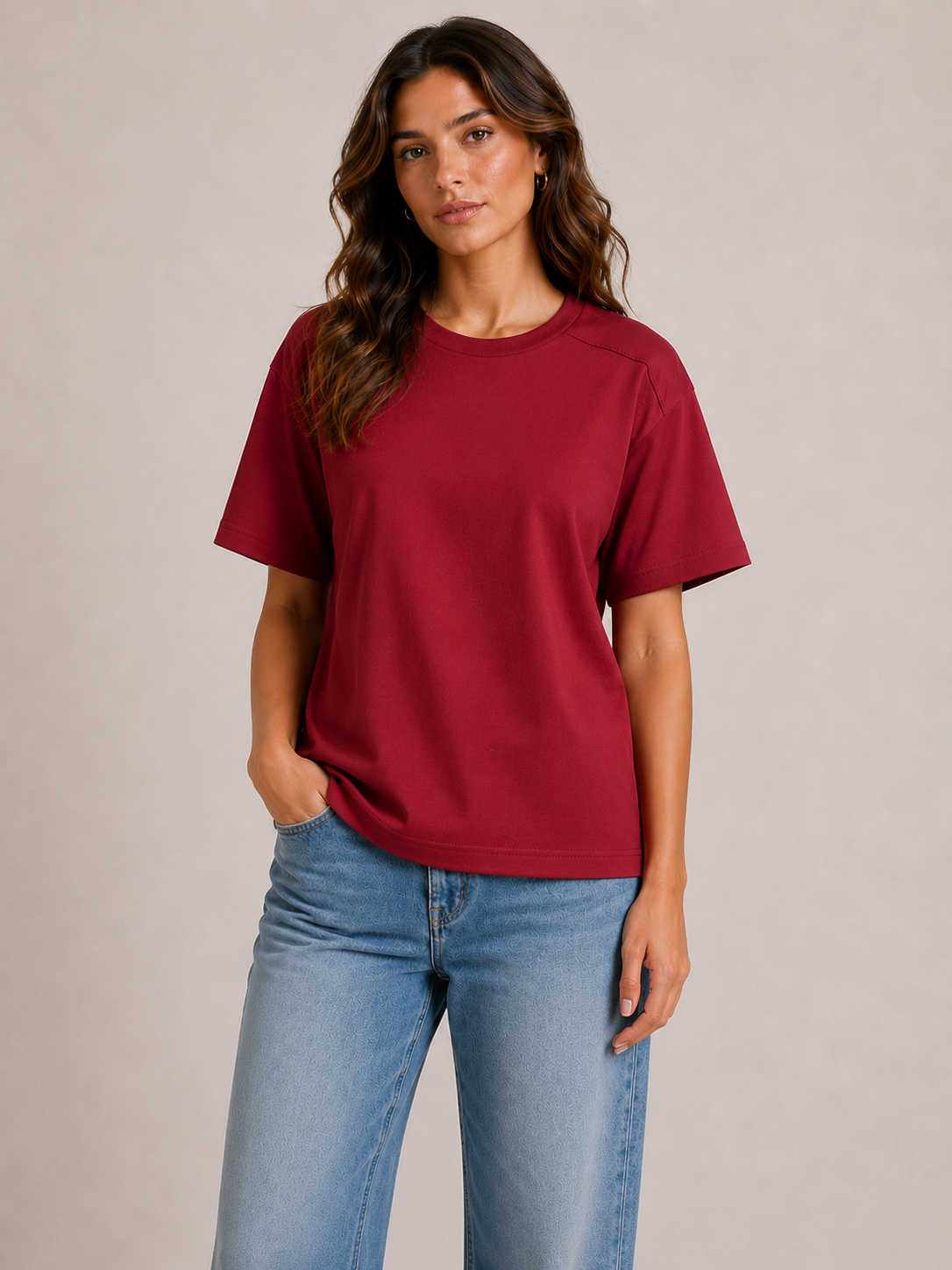 MSCH Copenhagen Maelee Ima Sweatshirt Bordeaux