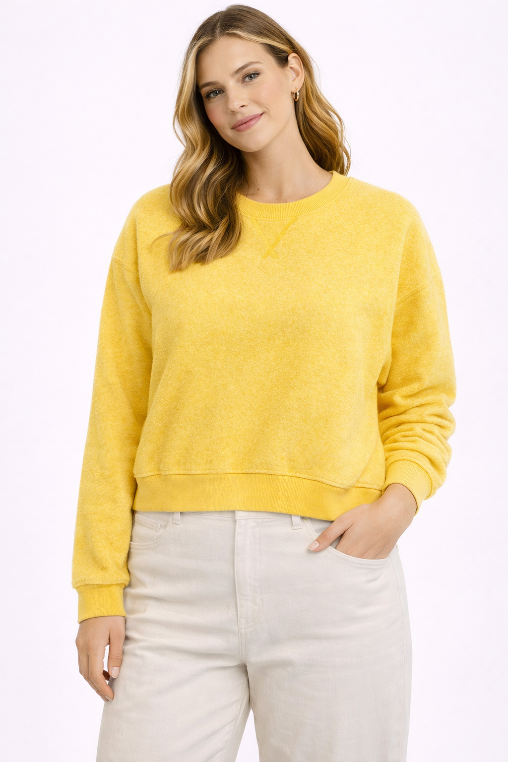 YAYA Soft Touch Sweatshirt Gelb
