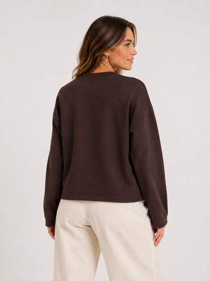 Be different Sweatshirt Braun