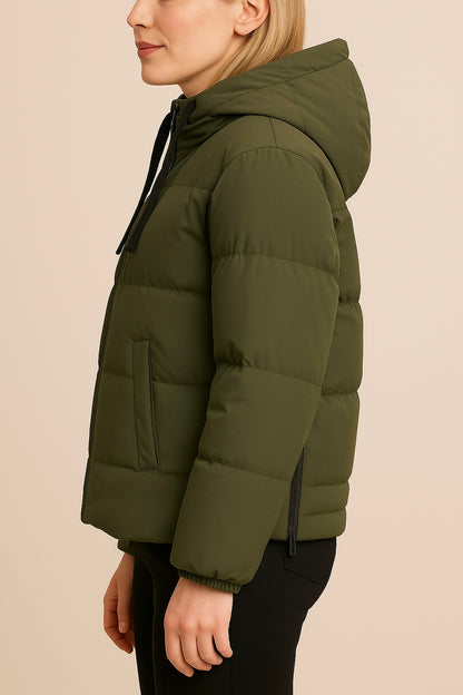 MSCH Copenhagen Puffer Jacke Forest Grün