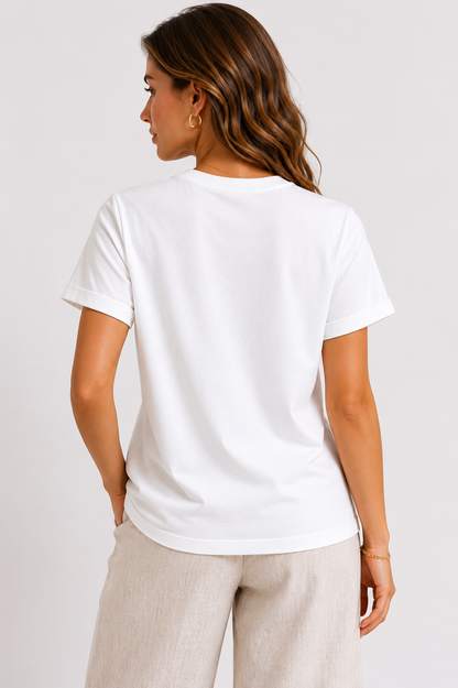 Geisha Amore Mio T-Shirt Off-White