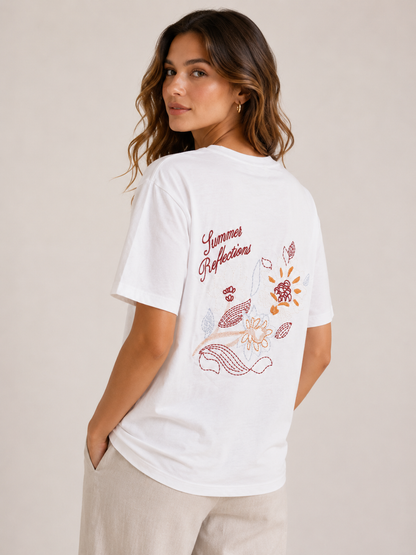 MSCH Copenhagen Summer T-Shirt Weiß