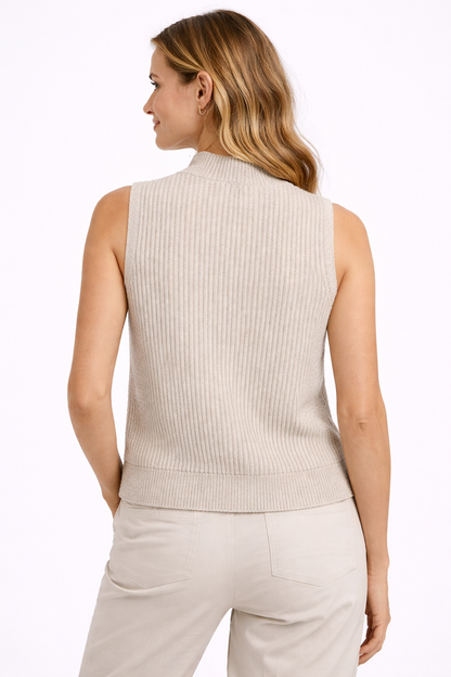 YAYA Strickweste beige