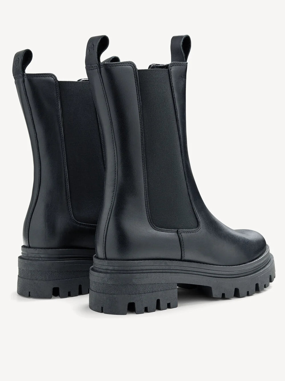 Tamaris Chelsea Boot – Leder, Schwarz