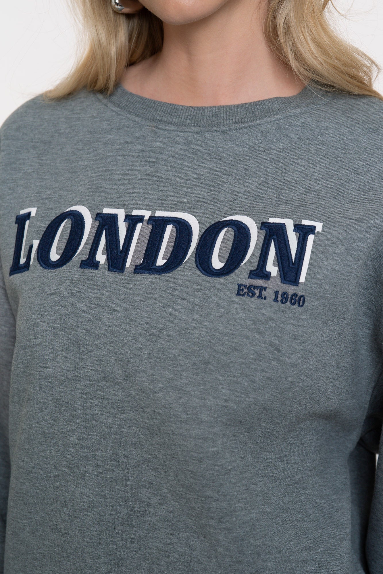 Geisha Damen-Pullover mit Textmotiv