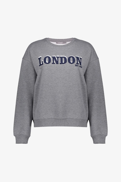 Geisha Damen-Pullover mit Textmotiv