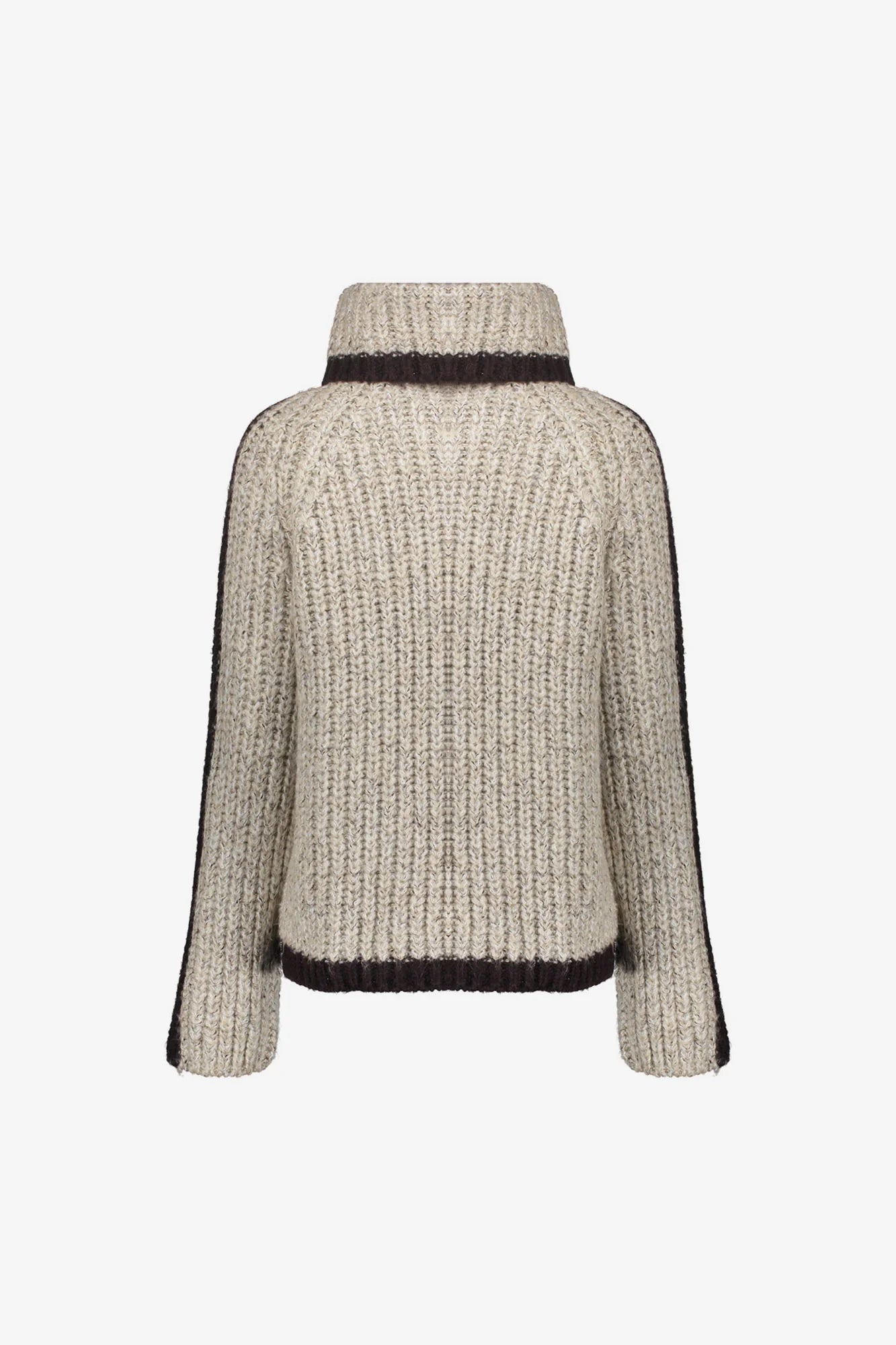 Geisha Damen Pullover aus zweifarbigem Kabelstrick