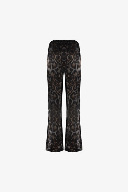 Geisha Damenhose mit Leoprint
