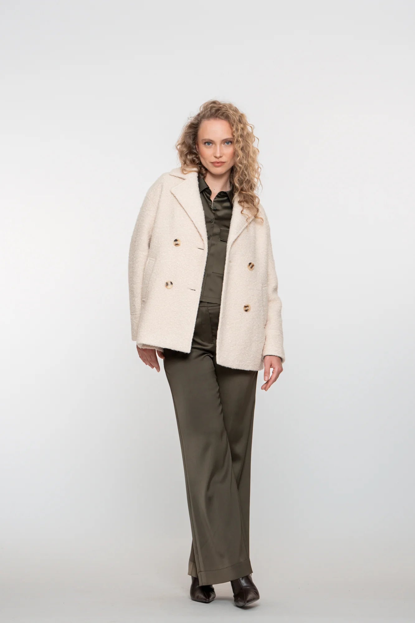 Geisha Damen-Doppelreihiger Subyard-Mantel