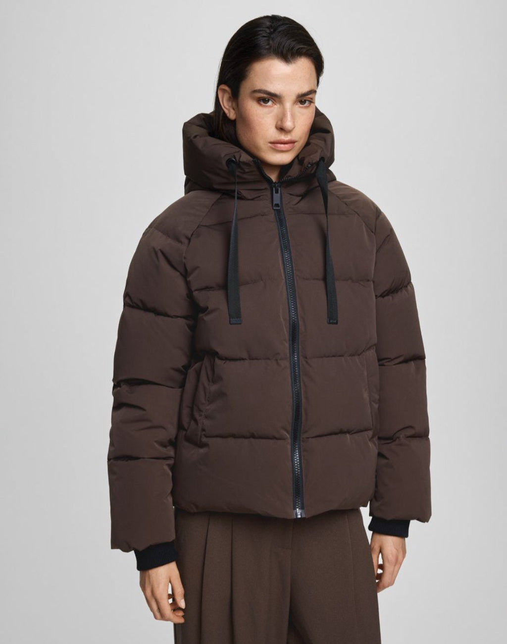 MSCH Copenhagen Puffer Jacke Braun