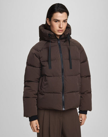 MSCH Copenhagen Puffer Jacke Braun