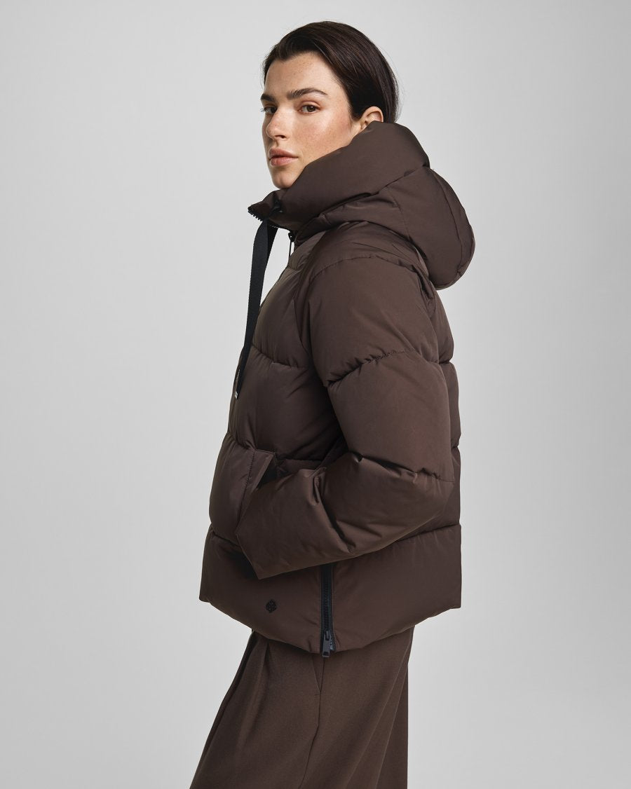 MSCH Copenhagen Puffer Jacke Braun