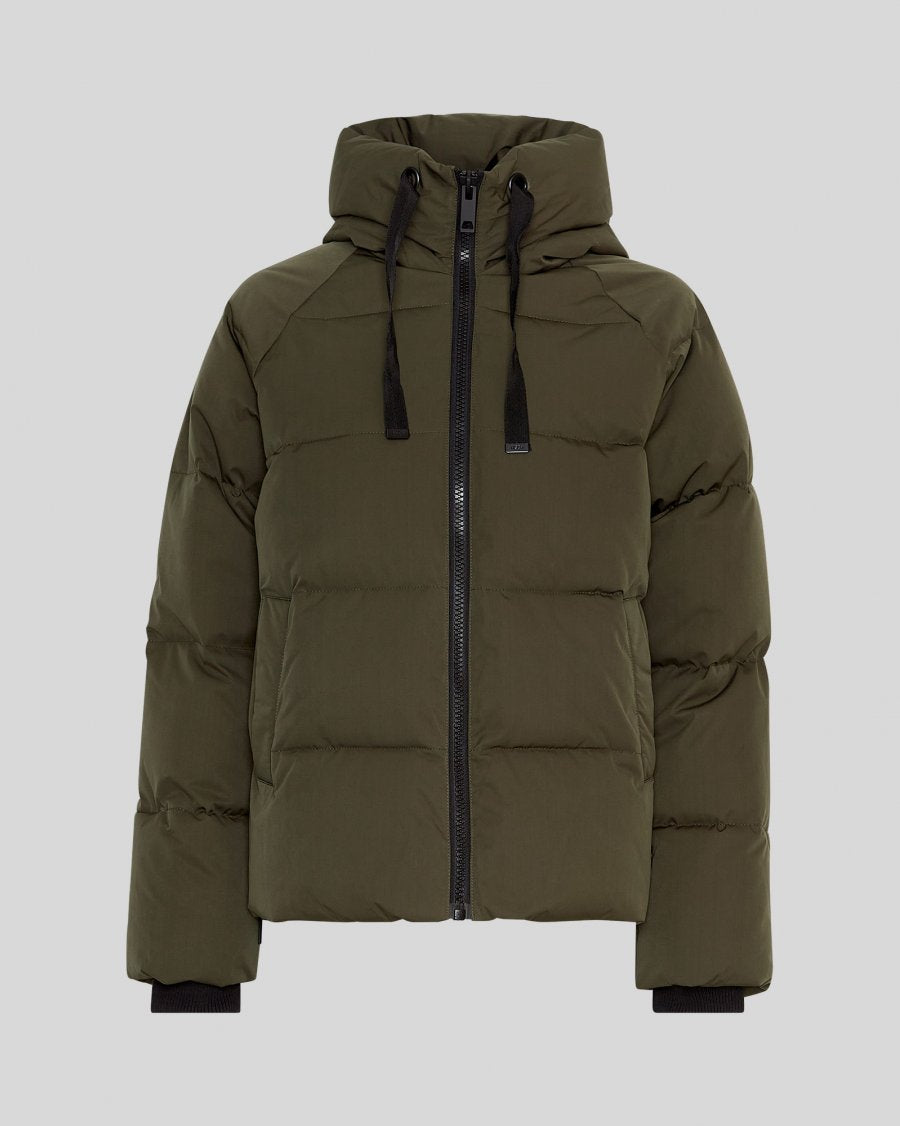 MSCH Copenhagen Puffer Jacke Forest Grün